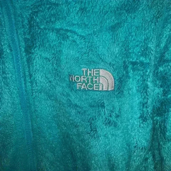 The North Face Women’s Blue Green Medium Zip Up Polyester Jacket - Picture 2 of 4